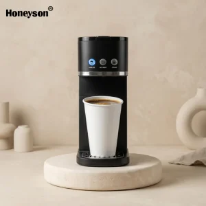 24 Hours Programmable Single Serve Automatic Coffee Maker Machine Auto Cleaning Reminder Smart Electric Drip Coffee Maker 16