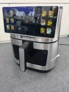 2400W 12L Air Fryer 220V Adjustable Temp Drawer LCD Touch Control Visible Window Oil Free Digital Electric Oven