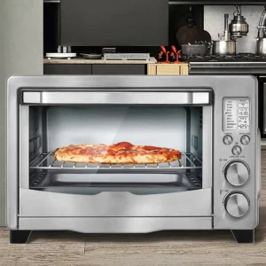 24L Large Capacity Stainless Steel Multifunctional Air Fryer Oven All In One Electric Oven with Toast Bake Functions