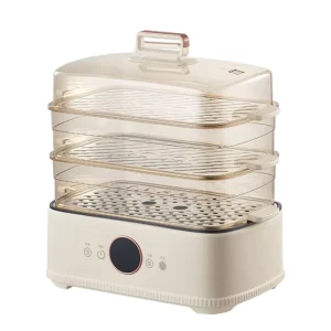 24L Large capacity Household Three layer Multifunctional All in one Visual Transparent Electric Steamer