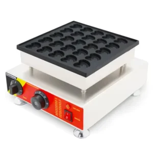 25 Holes Baby Cake Maker Mini Pancake Heart Shape Waffle Maker Commercial Machine Little Crispy Crepe Plate Griddle
