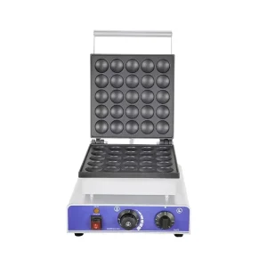 25 Holes Muffins Machine Commercial Stainless Steel Mini Crepe Pancake Makers Round Egg Takoyaki Maker