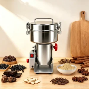 2500G Coffee Bean Electric Swing Grinding Soybean Flour Mill Spice Grinder Food Grade Stainless Steel for Business