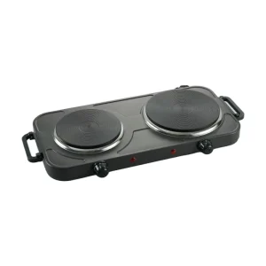 2500W Dual Burner Electric Hot Plate Portable Countertop Cooktop with Adjustable Temperature