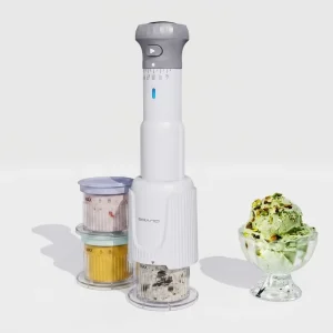 250W Popular Use Home Ice Cream & Dessert Maker Frozen Yogurt Maker Machine Easy Handheld Ice Cream Maker