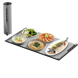 250W Thin Warm Cuisine Board Foldable Portable Silicone Warm Vegetable Pad Household Dining Table Meal