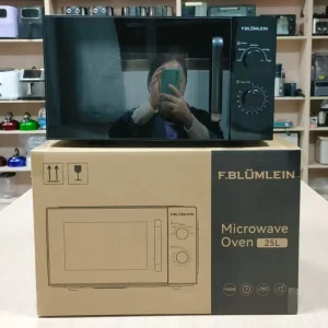 25L 220V 1200W Mechanical Control White Household Microwave Oven