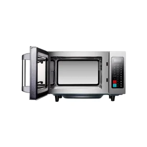 25L Commercial Smart Microwave Oven Fast Heat Electric Stainless Steel Digital Touch Control Grilling RV Countertop