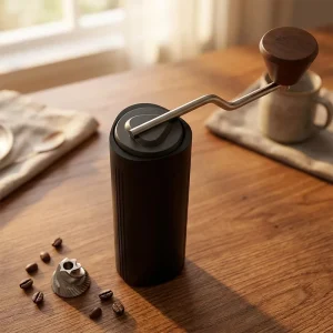 25g Portable Manual Coffee Grinder Stainless Steel CNC Burr Aluminum Alloy Adjustable Hand Mill