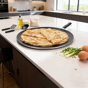 26cm Home Cooking Round Aluminum Non Stick Grill Fry Pan with Bakelite Handle
