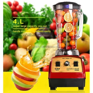 2800W Commercial Blender 4L Large Capacity Heavy Duty for Juice Soy Milk Smoothies Maker Professional High Efficiency 5+ Speeds