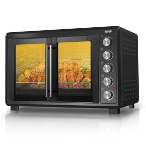 2800W Electric Oven Large Capacity 120L Countertop Baking Oven With Even Heating Temperature Control and Glass Door Cooking