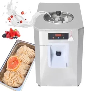 28L/H Countertop Combo Ice Cream Machine MINI Gelato Machine with Pasteurizer Continuous Batch Freezer