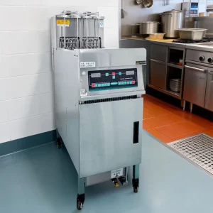 28L Single Tank Heavy Duty Fryer Auto Lift Deep Pressure Chicken Fryer Electric Deep Fryer with Oil Filter