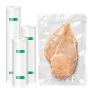 28cm*5m Nylon Heat Sealed Plastic Vacuum Sealer Microwaveable Food Bag Roll for Chewing Gum Jelly Pet Canned