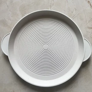 28cm Barbecue Tray Eco Friendly Die Cast Aluminum Seafood Pan Griddle Grill BBQ Pan