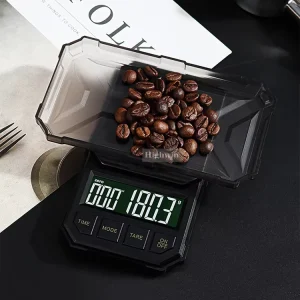 2KG Plastic Black Health Digital Mini Electronic Scale for Kitchen