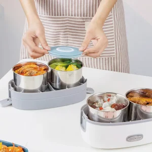 2L 300W Double Layer Electric Cooking Lunch Box