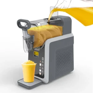 2L Electric Automatic French Ice Slush Maker with Milk Smoothie and Frozen Drink Functions 20 Minute Ice Cream Maker