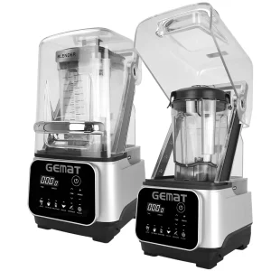 2L Heavy Duty Blender Super Silent Commercial Blender with Sound Enclosure Touchpad Digital Blender Grinder Mixeur Fruit