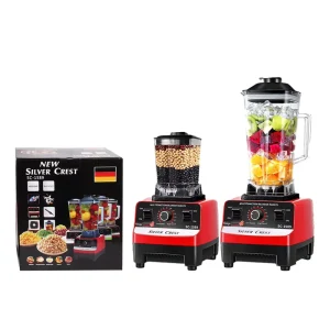 2L Household 2 in 1 Blender Double Cup Heavy Duty Juicer Blender Machine
