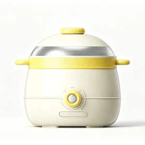2L Mini Electric Rice Cooker Intelligent Reservation Multi Function Ceramic Glaze Inner Pot for Home Kitchen