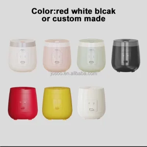 2L Multi-Purpose Electric Rice Cooker Cast Iron Non-Stick Inner Pot Microcomputer Control Underpan Heating Timer Function