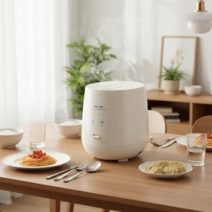 2L Multi-Purpose Electric Rice Cooker Microcomputer Control Cast Iron Underpan Heating Digital LED Display Non-Stick