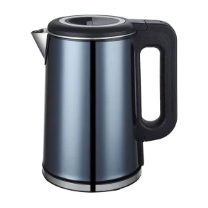 2L Stainless Steel Cordless Electric Kettle Double-layer Design Anti-scald Handle Bottom Heating Portable Automatic Shut-off