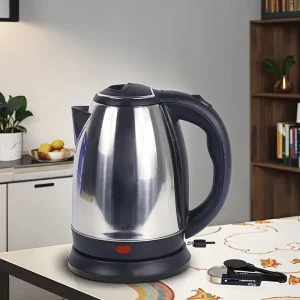 2L Stainless Steel Household Kettle with Temperature Control Automatic Power Off Feature Electric Coffee Kettle