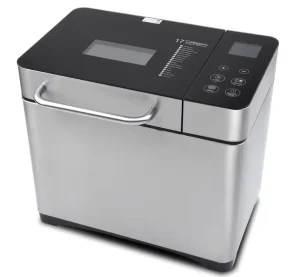 2LB 710W Digital Automatic Stainless Steel Portable Bread Maker Machine Timer Function 60-Minute Keep Warm