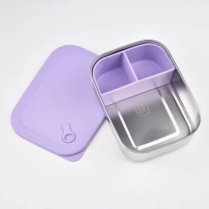 3 Compartment Lunch Box 304 Stainless Steel Bento Lunch Box Steel Lunchboxes BPA Free for Kids