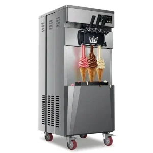 3 Flavor Fruit Commercial Soft Serve Ice Cream Maker Machine Maquina De Helados Frozen Yogurt Ice Cream Machine Sale