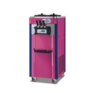 3 Flavors Automatic Soft Serve Commercial Ice Cream Machine High Productivity 2100W