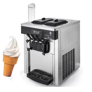 3 Flavors Commercial Multifunctional Ice-Cream Making Machine Small Soft Ice Cream Maker Machine