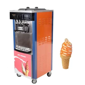 3 Flavors Mix Soft Serve Ice Cream Machine Commercial Dual System Soft Ice Cream Maker