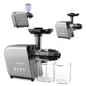 3-IN-1 Multi Food Processor Juicer Grinding Electric Grinder Blenders Cold Press Masticating Juicer