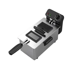 3 Liter Electric Deep Fryer with Adjustable Temperature Control