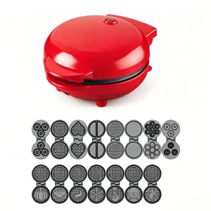 3 Minute Quick Breakfast Easy Clean Non stick Coating Healthy BPA Free Waffle Machine