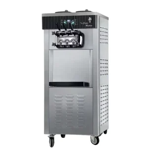 3 Mixed Flavors Soft Serve Ice Cream Machine Commercial Automatic Ice Cream Maker