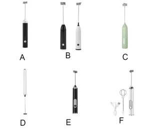 3 Speed USB Electrical Milk Frother Electric Handheld Blender with Mini Coffee Maker Whisk Mixer for Coffee Cream Foamer
