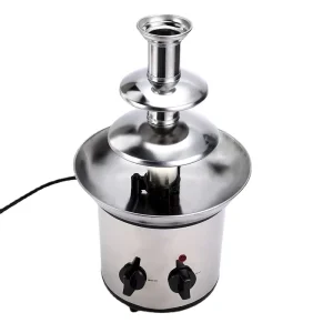 3 Tiers Commercial Electric Chocolate Fondue 3 Layers Chocolate Fountain