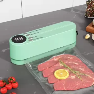 3-in-1 Automatic Vacuum Sealer Machine Portable Cordless Rechargeable Small Food Sealer for Household Kitchen