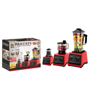 3 in 1 Blender Heavy Duty Commercial Kitchen Fresh Fruit Juicer Electric Smoothie Mixer Blender