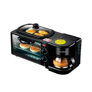 3 in 1 Breakfast Machine Multi Function Electric Oven Egg Tart Baker Bread Maker Multi Function Mini Mini Oven LB 58002