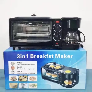 3 in 1 Breakfast Maker Machine Oven Breakfast Machine 3 Ln 1