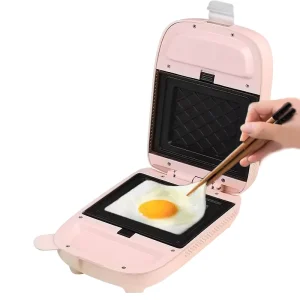 3 in 1 Detachable Waffle Maker Sandwich & Grill Maker with Removable Plates Mini Belgian Waffle Iron