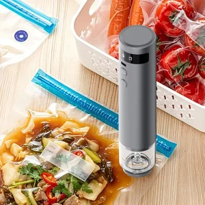 3 in 1 Handheld Vacuum Sealer with Water Tank Wet Dry Mode USB C Rechargeable Handheld Vacuum Sealer for Bags Mason Jars