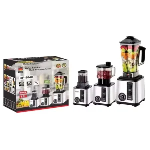 3 in 1 Heavy Duty Commercial Mixer and Grinder Juicer 8 in 1 Blender Machine 950W Electric Food Processor