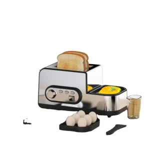 3 in 1 Multi Function Breakfast Maker Machine with Toast Egg Frying Pan